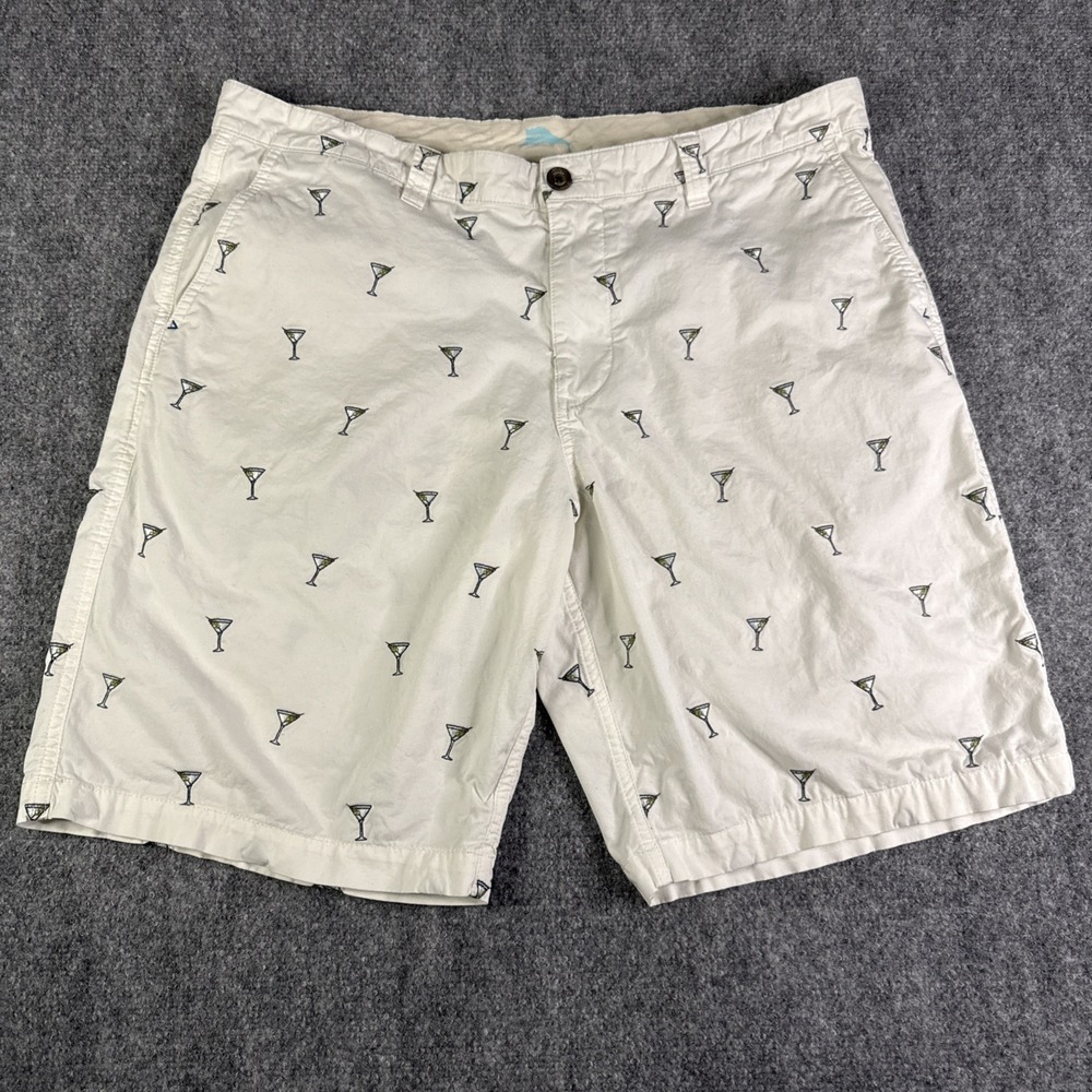 Tommy Bahama Men's Shorts Embroidered Martinis Size 36 Beach Casual